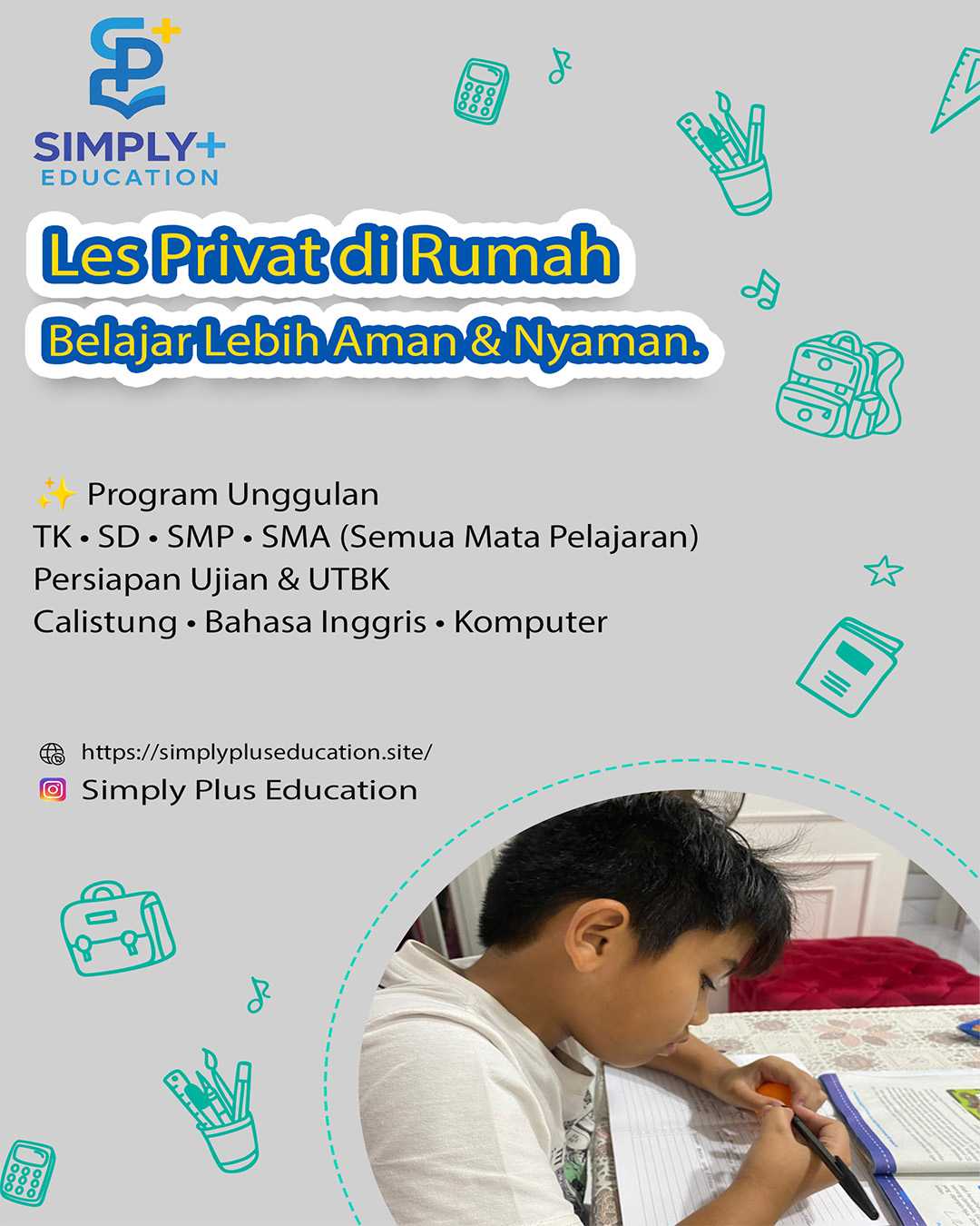 📚 Belajar langsung di rumah bersama Simply Plus Education