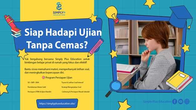Les Privat Persiapan Ujian SD, SMP & SMA di Tangerang | Simply Plus Education